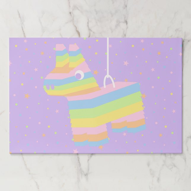 Pinata Party Paper Placemats (Front)