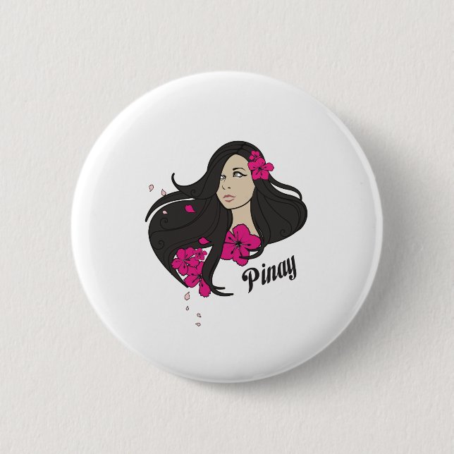 Pinay Button (Front)