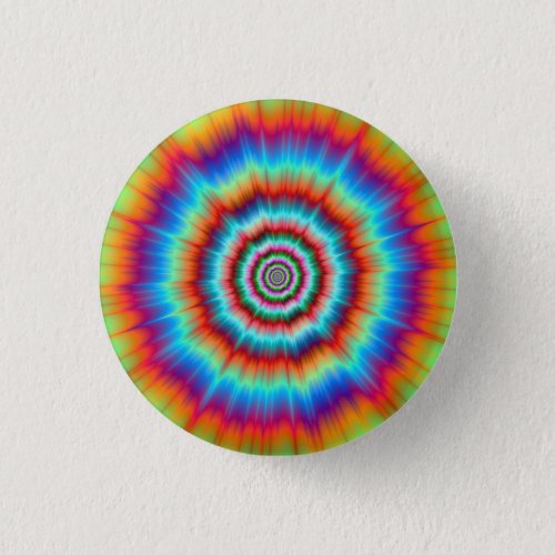 Pinback Button Explosion in Blue and Orange