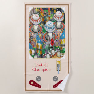 Pinball Beach Towel