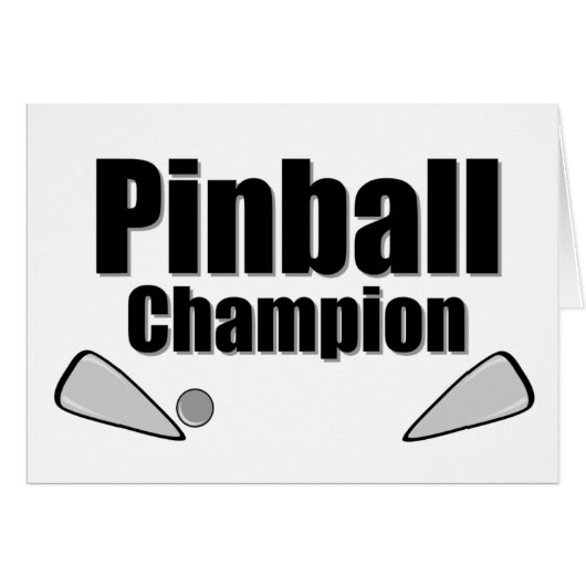 Pinball Champion Cards (Front Horizontal)