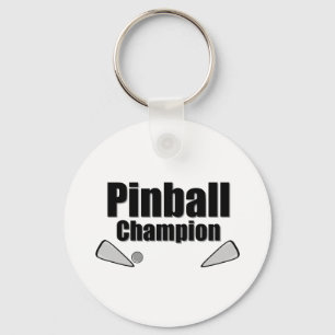 Pinball Champion Keychain