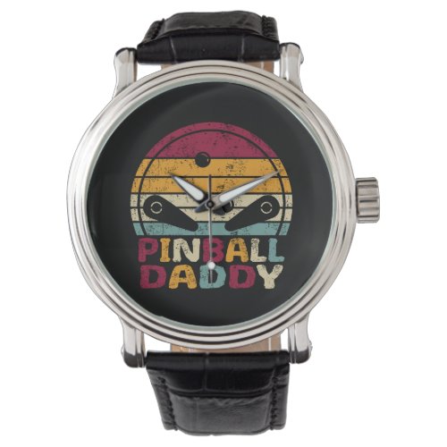 Pinball Daddy Vintage Retro Style for Dad Watch