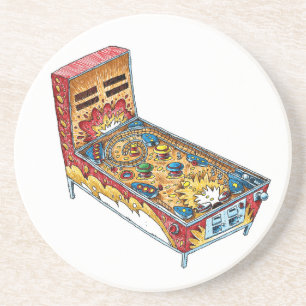 Pinball Drink Coaster