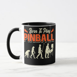Pinball Game Pinball Player Design Mug