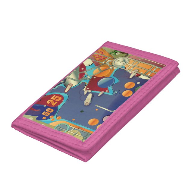 Pinball game tri-fold wallet (Bottom)