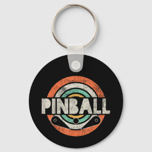 Pinball Game Vintage Keychain