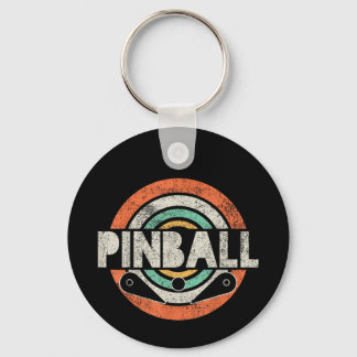 Pinball Game Vintage Keychain