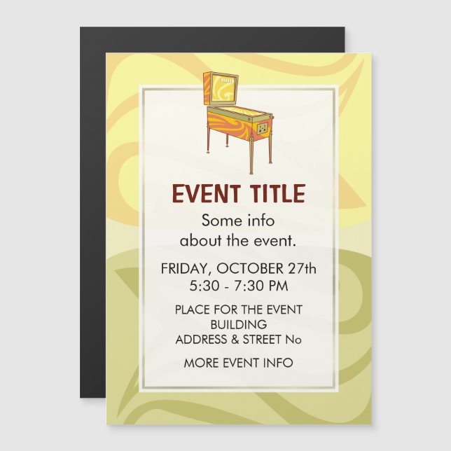 Pinball Machine (Front/Back)