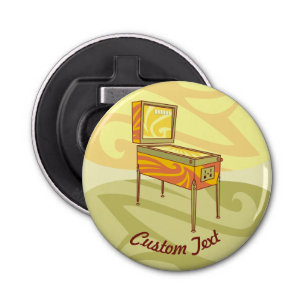 Pinball machine bottle opener