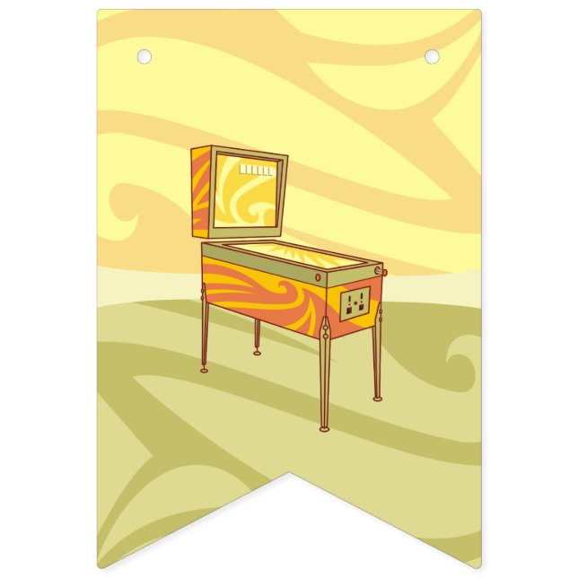 Pinball machine bunting flags (Thirteenth Flag)