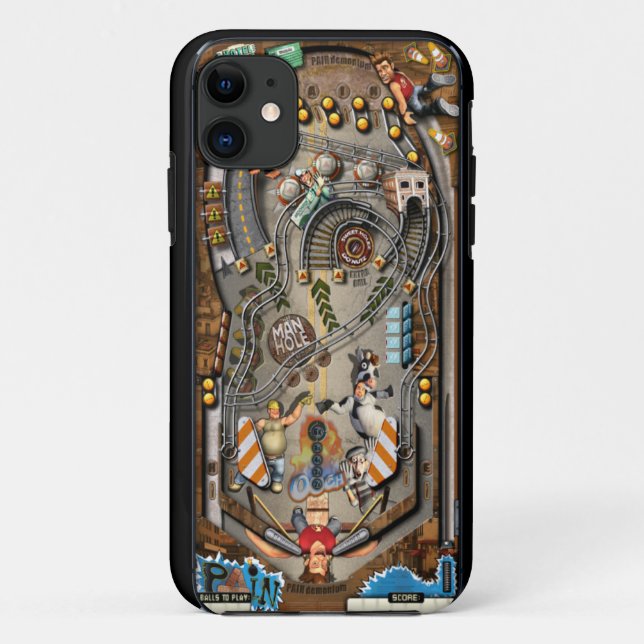 Pinball Machine Case-Mate iPhone Case (Back)