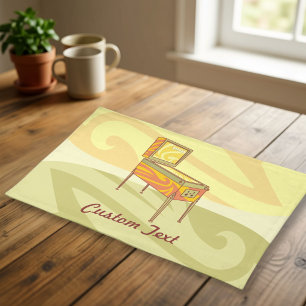Pinball machine cloth placemat