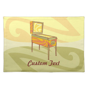 Pinball machine cloth placemat