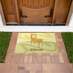 Pinball machine doormat