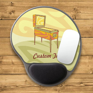 Pinball machine gel mouse pad