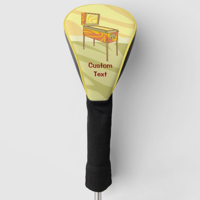Pinball Machine Golf Head Cover (Front)