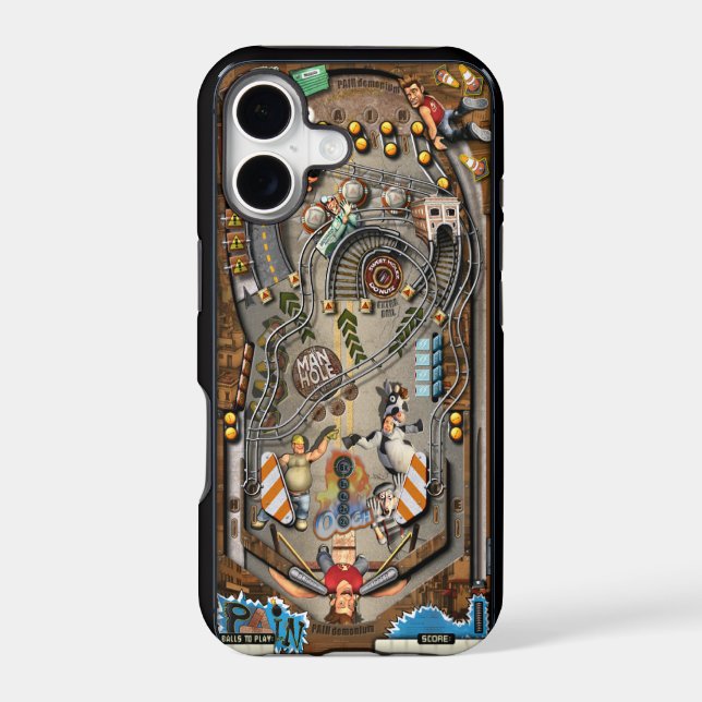 Pinball Machine Iphone Case (Back)