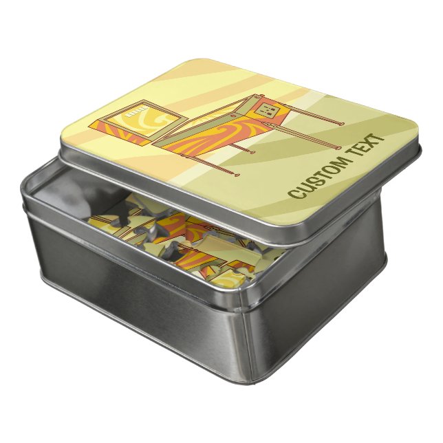 Pinball machine jigsaw puzzle (Lid Open)