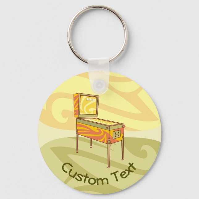Pinball Machine Keychain (Front)