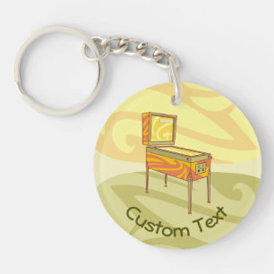 Pinball Machine Keychain