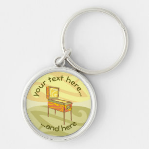 Pinball machine keychain