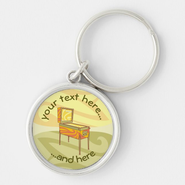 Pinball machine keychain (Front)