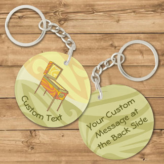 Pinball Machine Keychain