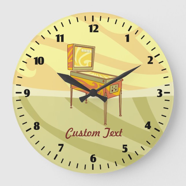 Pinball machine large clock (Front)