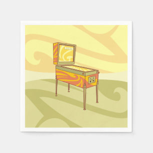 Pinball machine napkins