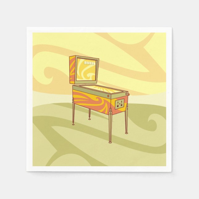 Pinball machine napkins (Front)