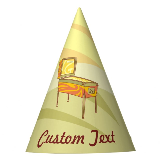 Pinball machine party hat (Front)
