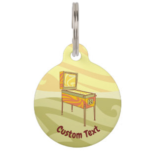 Pinball machine pet tag