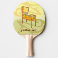Pinball machine Ping-Pong paddle