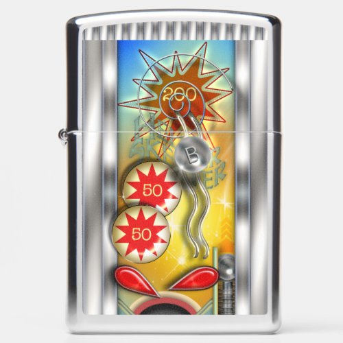 Pinball Machine Retro Style Zippo Lighter