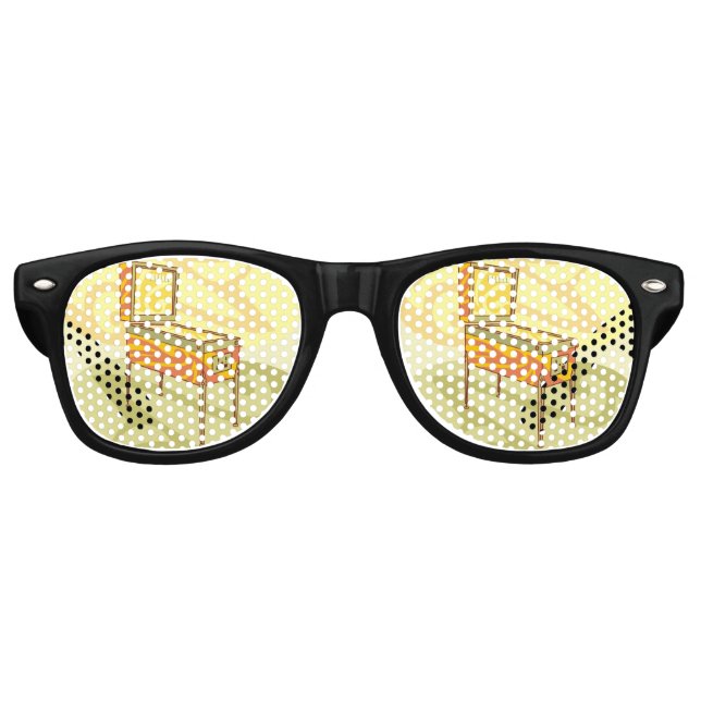 Pinball machine retro sunglasses (Front)
