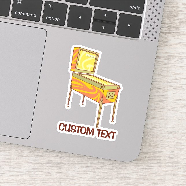 Pinball Machine Sticker (Detail)