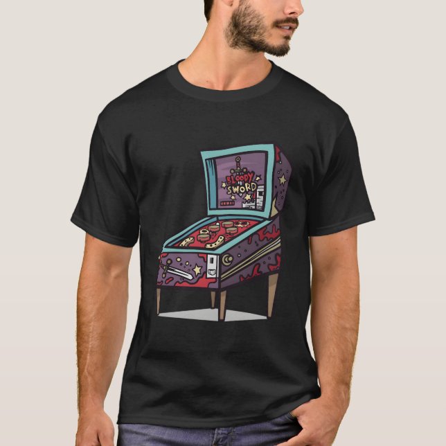 Pinball Machine T-Shirt (Front)