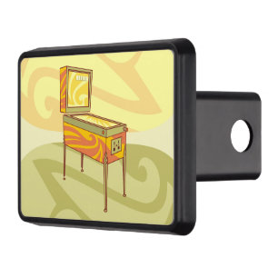 Pinball machine trailer hitch cover