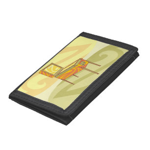 Pinball machine tri-fold wallet