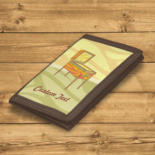 Pinball machine tri-fold wallet (Creator Uploaded)
