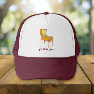 Pinball machine trucker hat