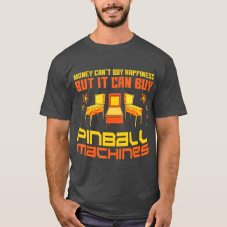 Pinball Machines Funny Vintage Arcade Game Lover T-Shirt