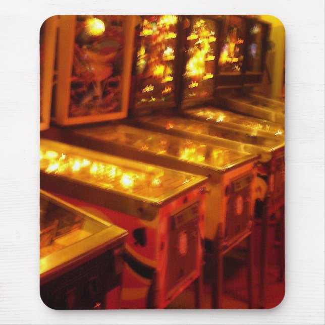 Pinball Machines Mouse Pad (Front)