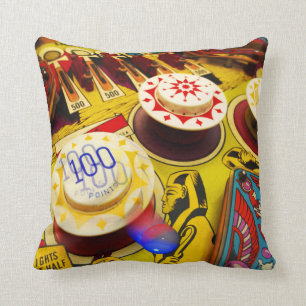 Pinball pillow. throw pillow