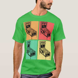 Pinball Shirt Retro Classic Vintage Arcade Shirts