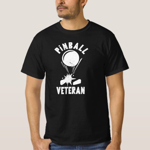 Pinball Veteran Player T_Shirt