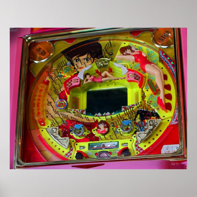 Pinball Window Poster (Front)