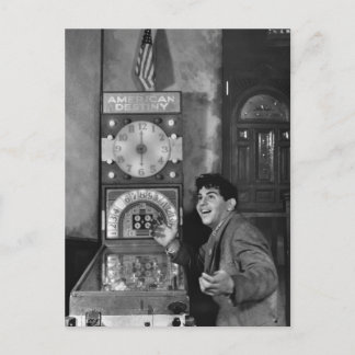 Pinball Wizard: 1940s Postcard