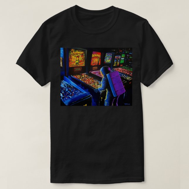 Pinball Wizard Classic T Shirt (Design Front)